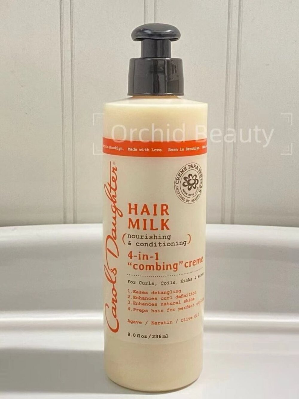 New Carol's Daughter Hair Milk 4-in-1 Combing Creme Full Size 236mL/8oz